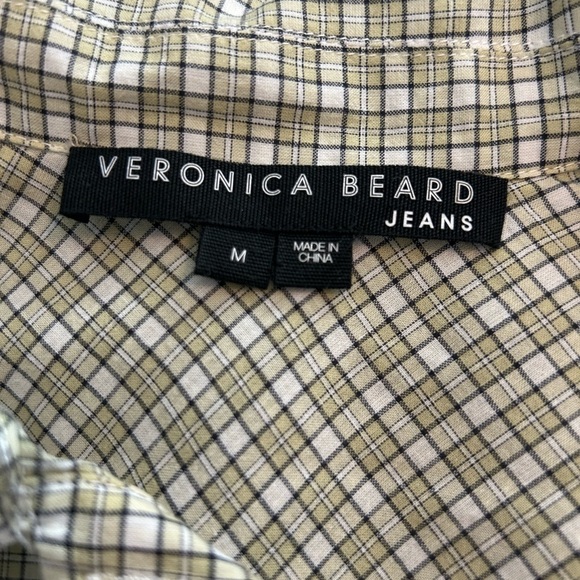 Veronica Beard Elyse Plaid Button-Up cotton Shirt Dress - Picture 9 of 10